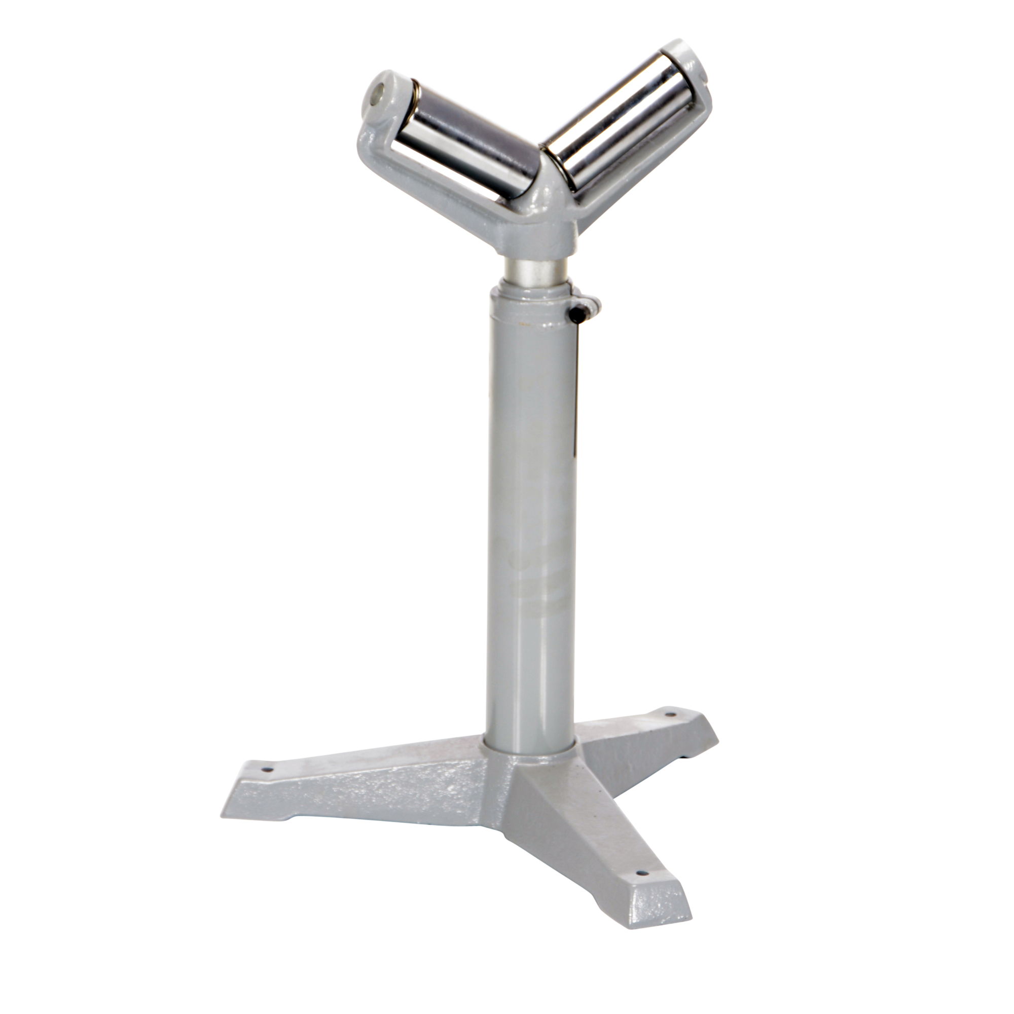 Vestil Steel Roller Stand - 1760-Lb. Capacity, Adjustable Height 23.5in. to 39.25in., V-Groove Rollers, Model# STAND-V
